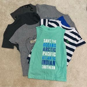 Cat and Jack Tees and Tank Bundle XS 4/5